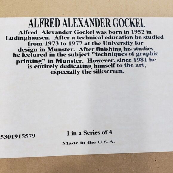 Alfred Alexander Gockel Framed Art - Framed and Matted Floral Prints, Set of 2 - Picture 7 of 7